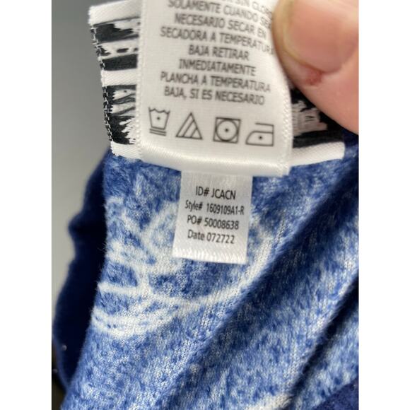 Harry Potter Wizarding World Velour Sweatshirt Sm Blue Glasses Letters Lightning - Picture 10 of 10